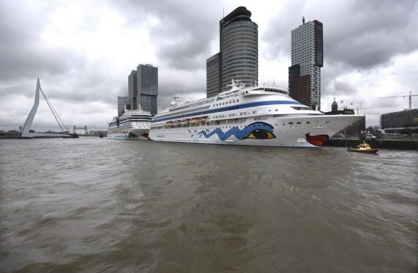 Recordaantal cruiseschepen naar Rotterdam