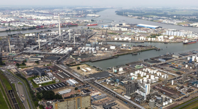 Schermafbeelding haven Rotterdam