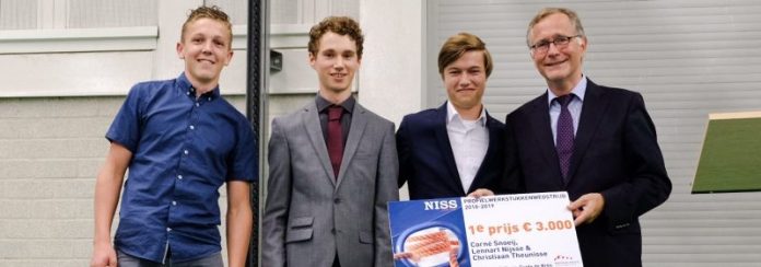 Winnaars NISS Maritieme Profielwerkstukkenwedstrijd